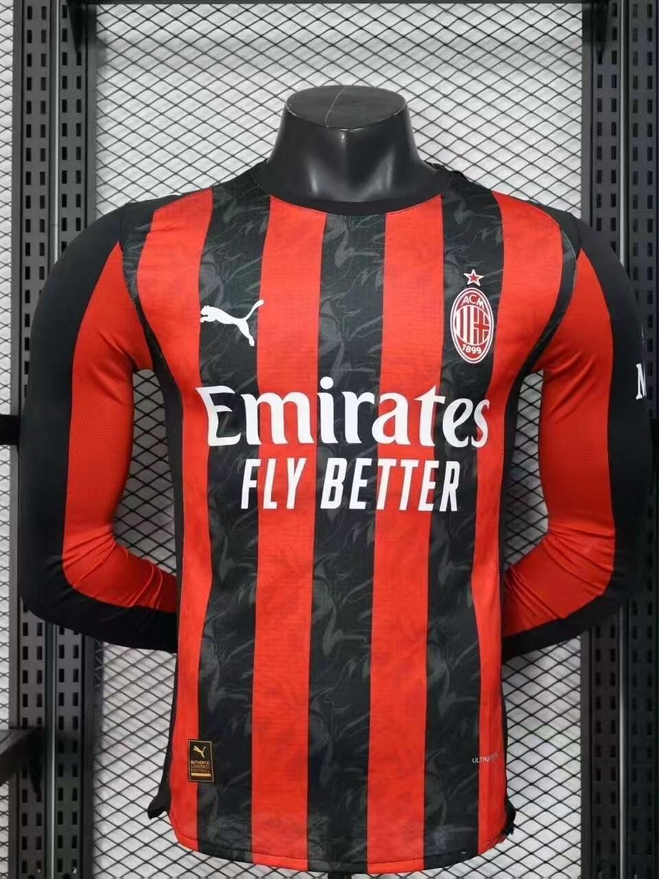 2526시즌 AC밀란 어센틱 홈 유니폼